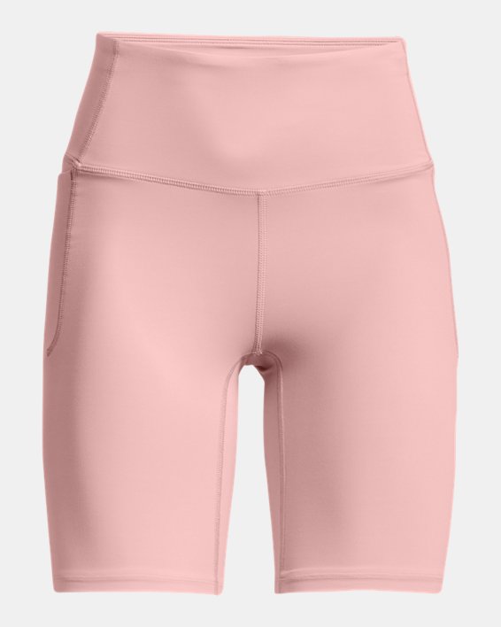 Women's UA Meridian Bike Shorts, Pink, pdpMainDesktop image number 4